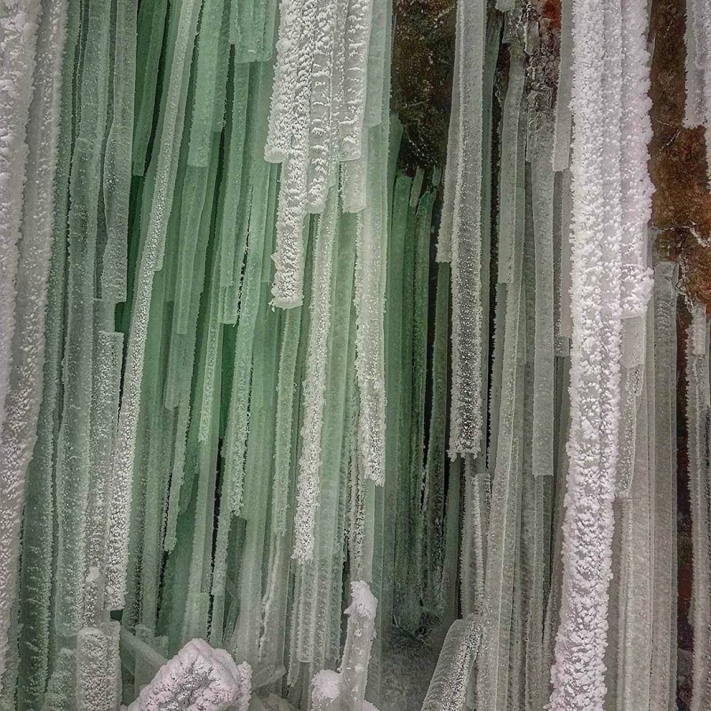 a close up of a curtain