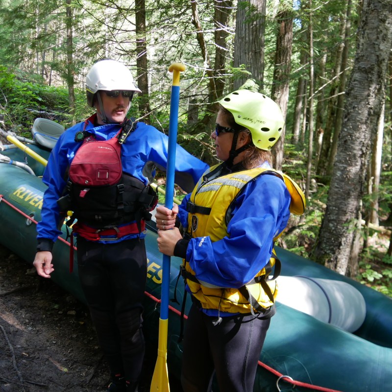 a person wearing a helmet